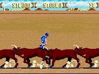 une photo d'Ã©cran de Sunset Riders sur Nintendo Super Nes